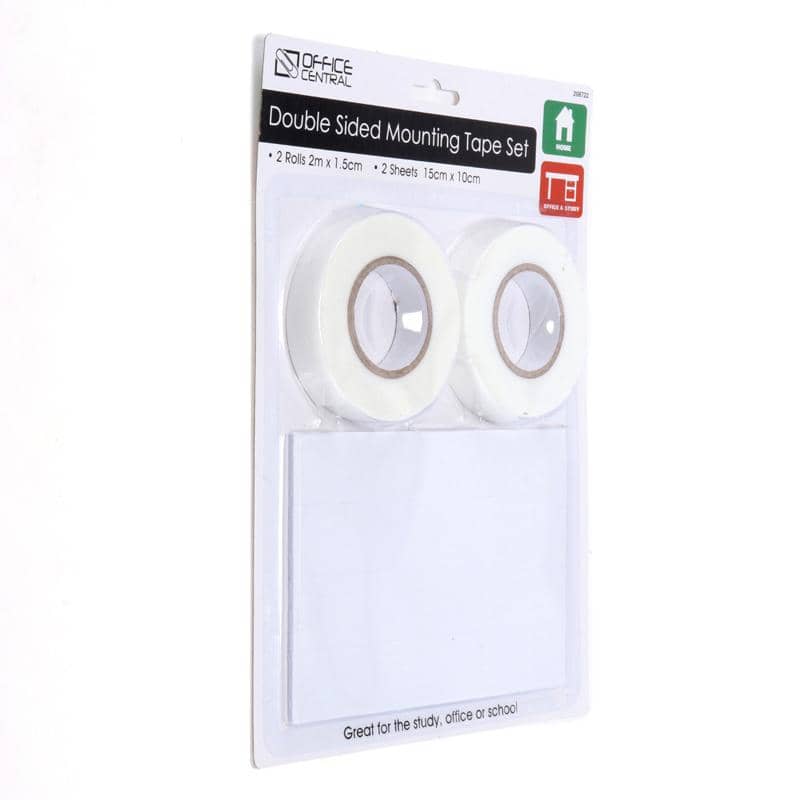 Double Sided Mounting Tape Set (2 Rolls And 2 Sheets) - Party Owls