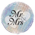 Mr & Mrs Prismatic Foil Balloon 45CM (18") Wedding 55523 - Party Owls