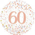 Rose Gold 60th Birthday Foil Prismatic Balloon 45cm (18") 210427 - Party Owls
