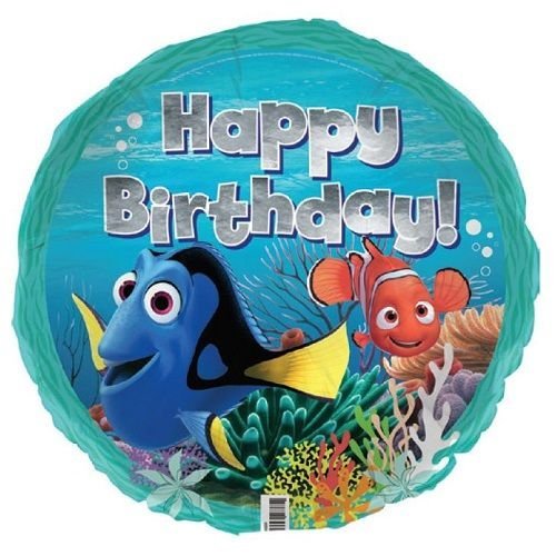 Finding Nemo Dory Happy Birthday Foil Balloon 45CM (18")  E3230 - Party Owls