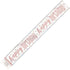 Rose Gold Happy Birthday Prismatic Foil Banner 2.74M (9') 84849 - Party Owls