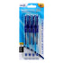 Gel Pens 4pk Blue Ink Colour - Party Owls