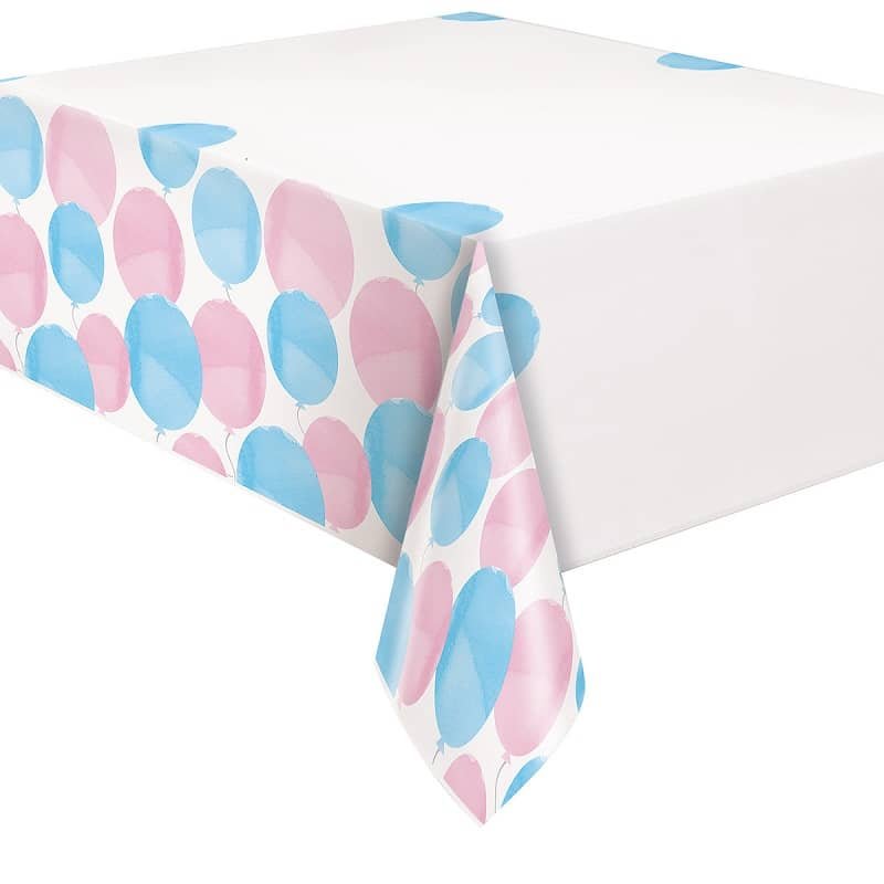 Gender Reveal Table Cover Tablecloth - Party Owls