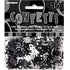 Glitz Black Silver 16th Birthday Confetti Table Decorations - Party Owls