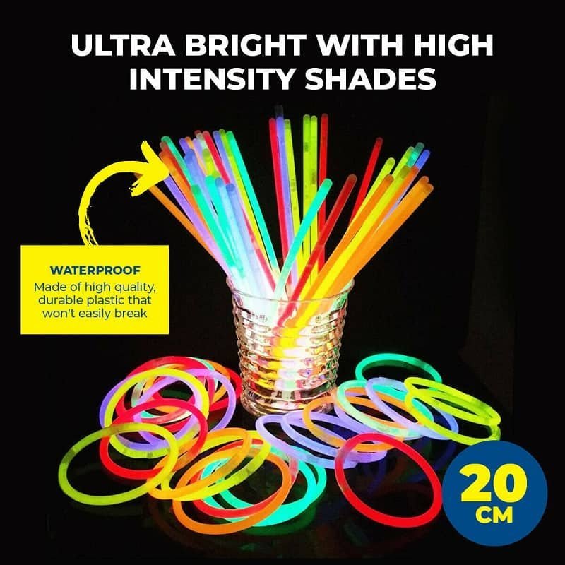Glow Sticks 540pk (36 Tubes) Glow In The Dark Party Multi-colour 242467 - Party Owls