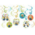 Despicable Me Minions Hanging Swirl Decorations 12pk   671798 - Party Owls