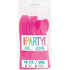 Hot Pink Solid Colour Plastic Assorted Cutlery 18pk Reusable - Party Owls