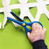 Kids Safety Scissors 14CM Blue Plastic Blunt Tip - Party Owls