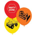 Construction Latex Balloons 30CM (12") 10pk E4961 - Party Owls