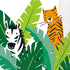 Jungle Animals Safari Lunch Napkins 16pk Serviettes 73922 - Party Owls