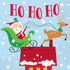 Christmas Colourful Santa Lunch Napkins 16pk Serviettes  72862 - Party Owls
