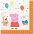 Peppa Pig Lunch Napkins 16pk Serviettes 512626 - Party Owls