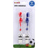 Metal Whistles 2pk With Red And Blue Cord 242429 - Party Owls