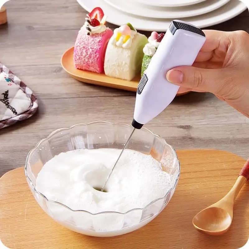 Milk Frother 1pc Assorted Colours (Battery Operated) - Party Owls