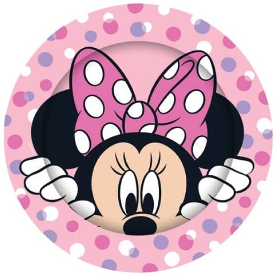 Minnie Mouse Large Paper Plates 23CM (9") 8pk - Party Owls