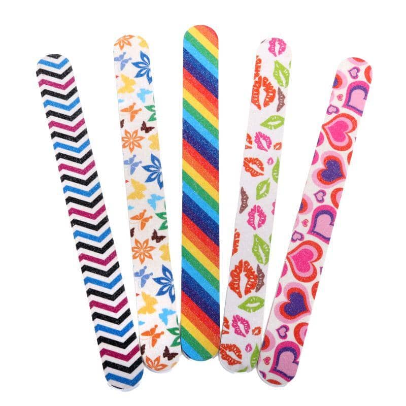 Nail Files 5pk Multi-colour Double Side Emery Boards - Party Owls