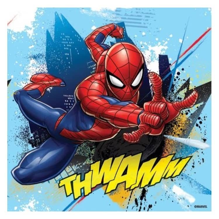 Napkins 20pk Spider-Man Serviettes E7193 - Party Owls