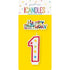 Numeral Candle "1" With Happy Birthday Cake Topper 37311 - Party Owls
