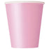 Lovely Pink Solid Colour Paper Cups 8pk 30882 - Party Owls