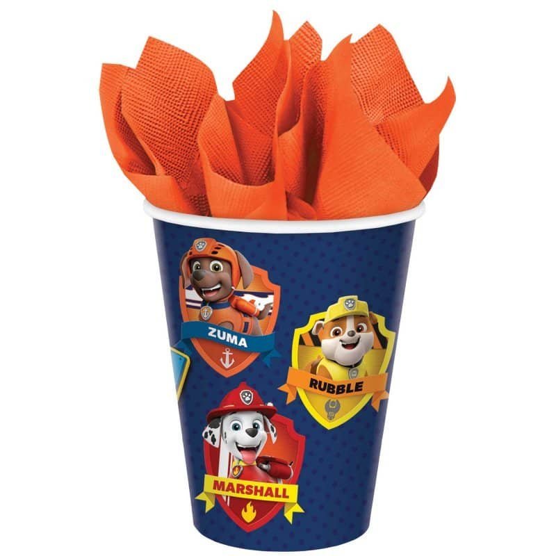 PAW Patrol Paper Cups 8pk 582441 - Party Owls
