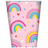 Rainbow Paper Cups 8pk  E7229 - Party Owls