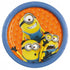 Minions Large Paper Plates 23cm (9") 8pk Tableware Despicable Me 997970 - Party Owls