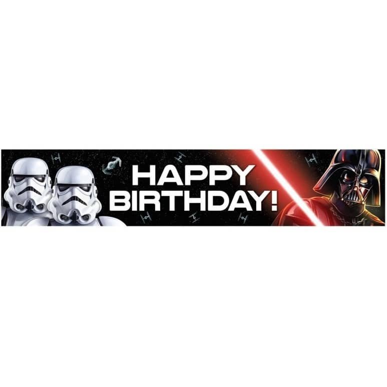 Star Wars Classic Plastic Party Banner 1.5M 811235 - Party Owls