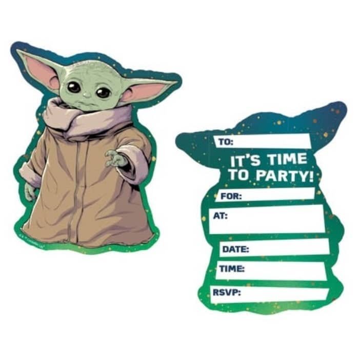 Star Wars The Child Party Invitations 8pk - Party Owls