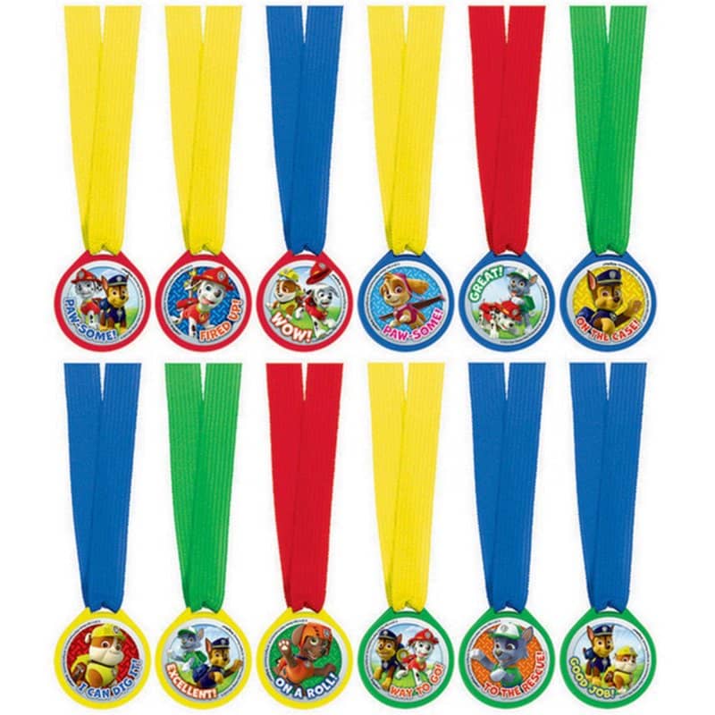 PAW Patrol Mini Award Medals 12pk Party Favours - Party Owls
