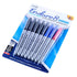 Permanent Markers 8pk Black Blue Red Bullet Tips - Party Owls