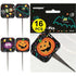 Halloween Pumpkin Pals Picks 9cm (3.5") 16pk 47441-2 - Party Owls