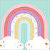Rainbow Lunch Napkins 20pk Serviettes - Party Owls