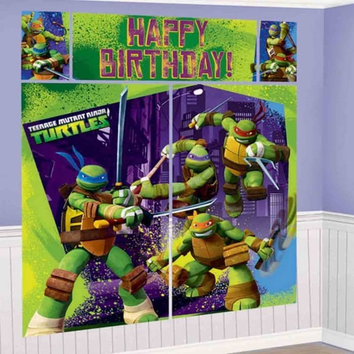 Teenage Mutant Ninja Turtles Scene Setter 5PCS TMNT 676075 - Party Owls