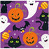 Halloween Cat & Pumpkin Small Beverage Napkins 16pk  78001 - Party Owls