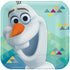 Small Plates 17CM 8pk Disney Frozen Olaf 541525 - Party Owls