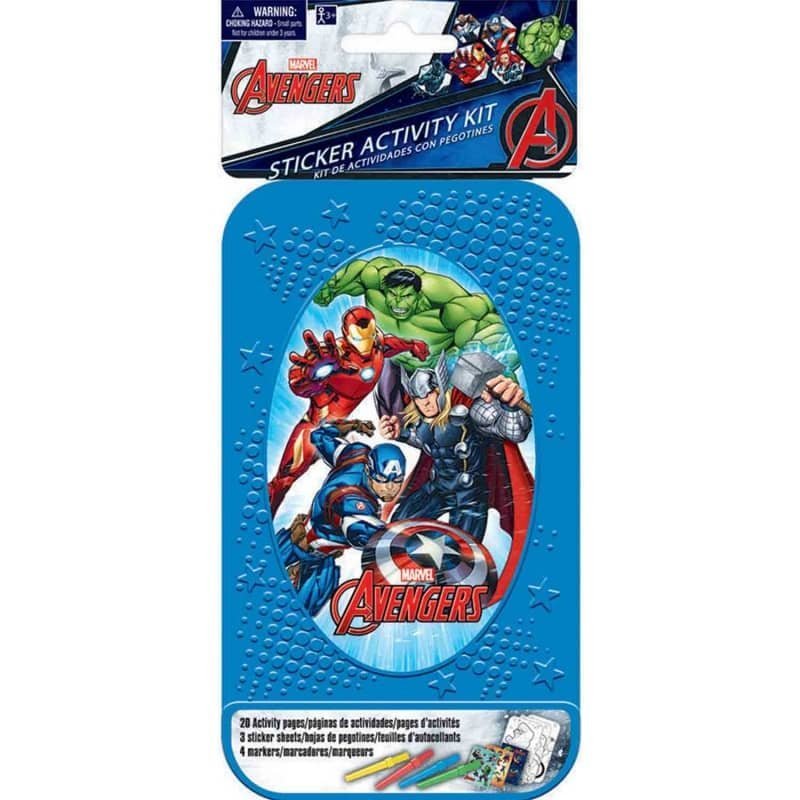 Sticker Activity Kit Marvel Avengers Party Favour 150255 - Party Owls