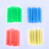 Stripe Candles 6cm 60pk Assorted Colours - Party Owls