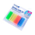 Stripe Candles 6cm 60pk Assorted Colours - Party Owls