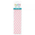 Stripes Lovely Pink Paper Straws 20pk - Party Owls