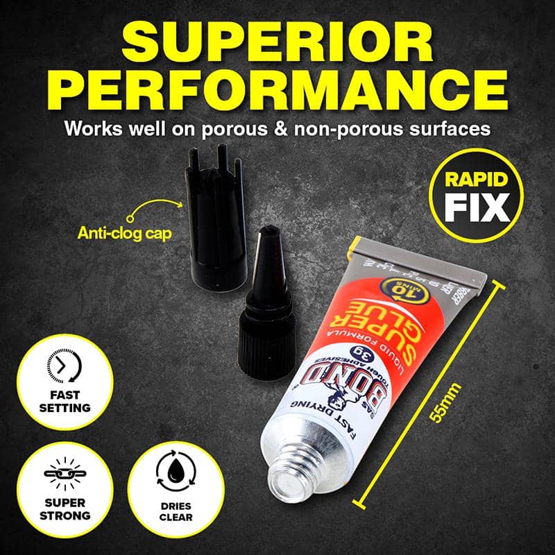 Super Glue Value Pack 7pk 3g Each (Dries Clear) - Party Owls