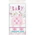 Floral Elephants Baby Shower Pink Table Cover Tablecloth 78373 - Party Owls
