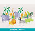 Table Decorating Kit 5pk Animal Jungle Zoo Safari Wild 73928 - Party Owls