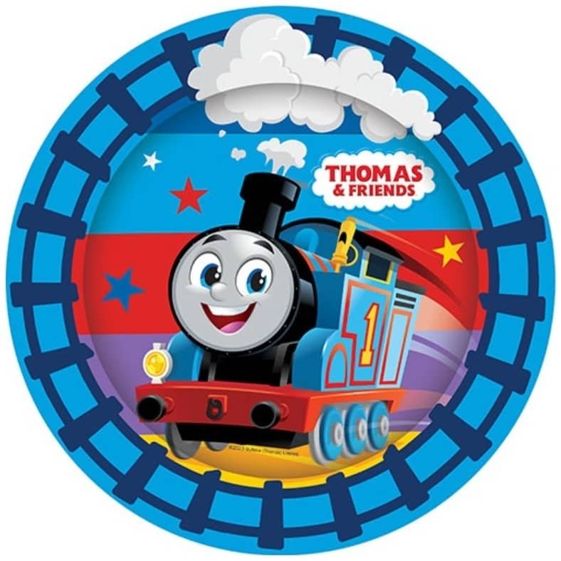 Thomas The Tank Engine Large Paper Plates 23CM (9") 8pk - Party Owls