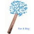 Twist Party Popper 30CM Blue Confetti Gender Reveal Cannon Shooter E5493-Blue - Party Owls