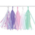 Unicorn Mermaid Iridescent Tassel Garland Hanging Decorations E4948 - Party Owls