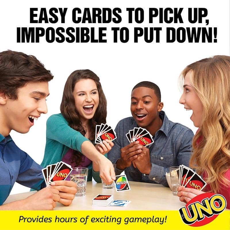 UNO Playing Cards Classic Party Game 172801 - Party Owls