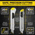 Utility Knives Set 6pk Clear Craft Box Cutters Tools - Party Owls