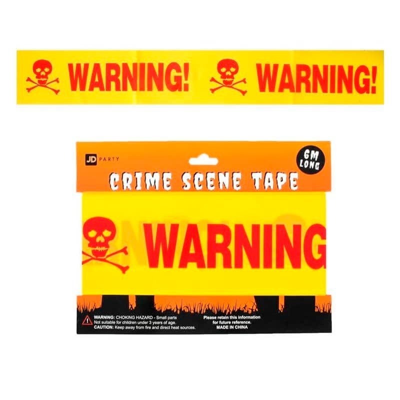 Warning Tape 6M Halloween Crime Scene 23011-01 - Party Owls