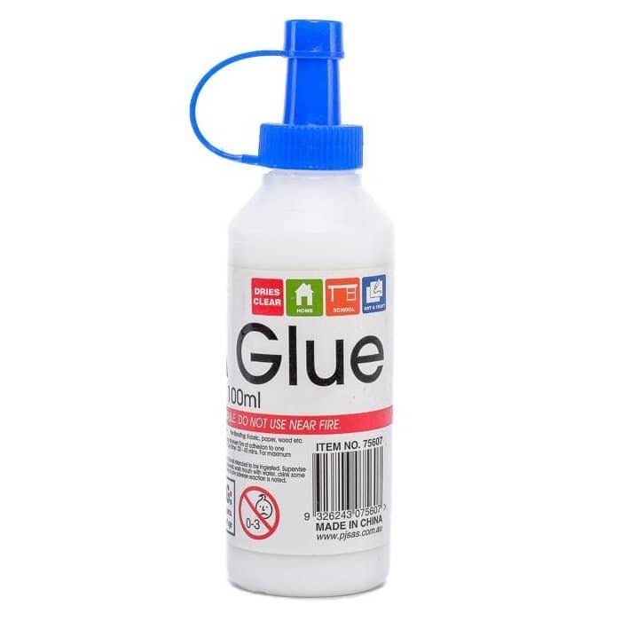 White PVA Glue 100ml Wood Craft School Home Office 75607 - Party Owls